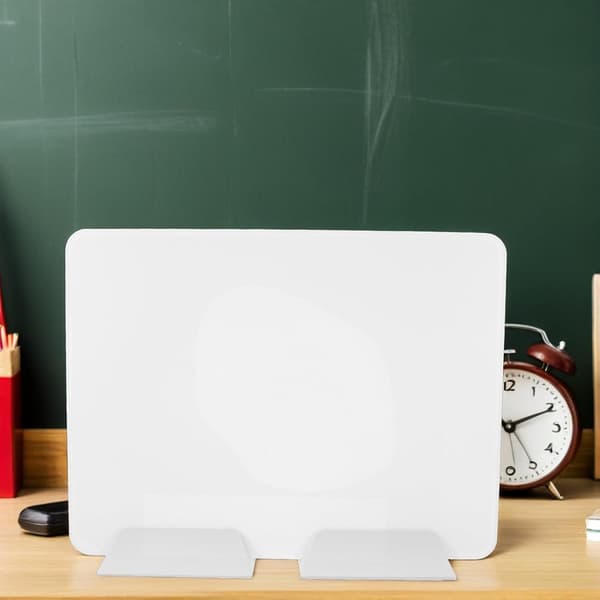 Desk Divider Acrylic Desk Divider Privacy Panel for Office Student Classroom Use as Study Aid