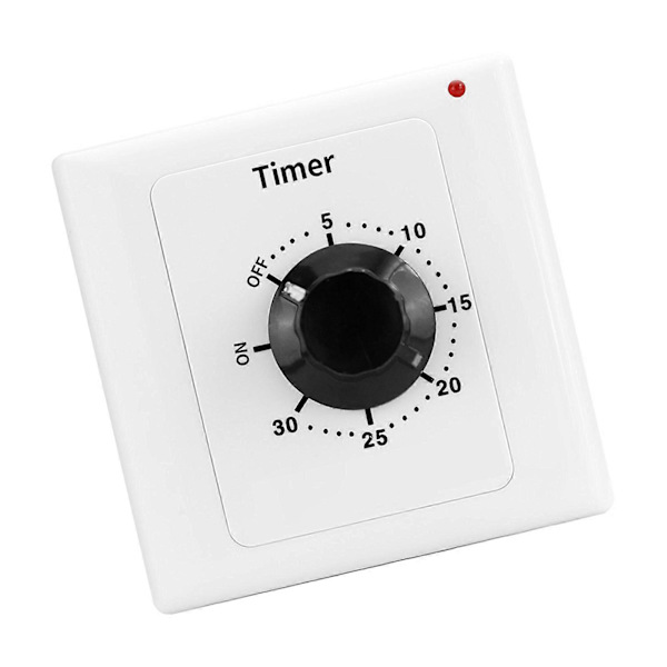 Switch Socket Countdown Timer Control Controller Wall Mechanical Countdown Timer Switch Easy to Install Multicolor 15A30 minutes 15A30 minutes