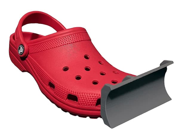 1 par sneplov til Crocs-tilbehør, sneplov Croc-charmefæste