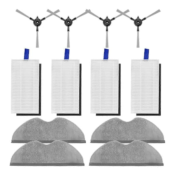 Reservedeler til Xiaomi Robotstøvsuger E5/C108 Sidebørste Hepa Filter Moppeklut Tilbehør