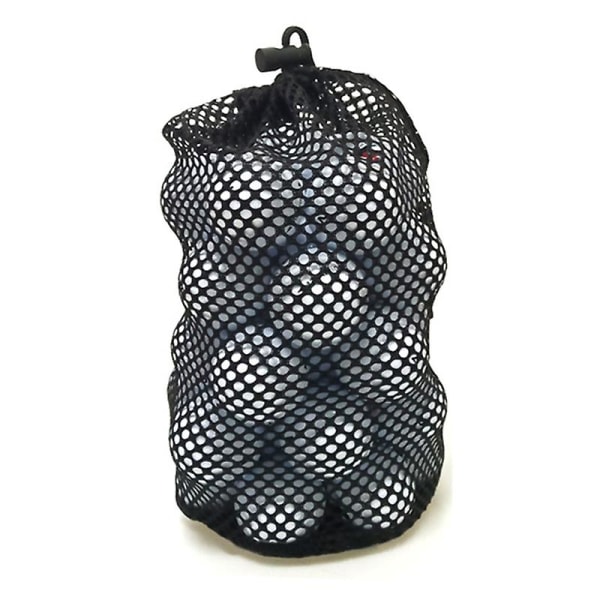 Black Nylon Golf Ball Bag 12/24/48 Golf Table Tennis Balls Carry HolderLarge