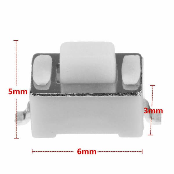 Strøm/Mute-knapp for trådløs mikrofon (Shure SLX4 SLX2 PGX4 PGX2 PG58