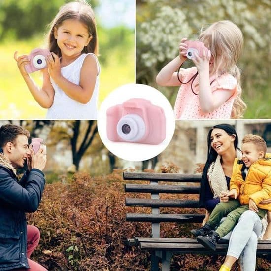 Digitalkamera PR børn Videokamera 1300w px IPS rosa