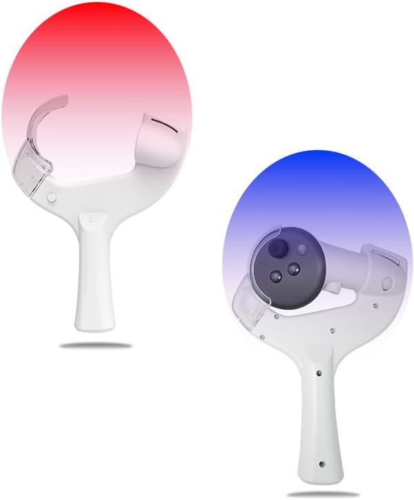 Bordtennisracketadapter for Meta Quest 3-kontroller, VR-spilltilbehør