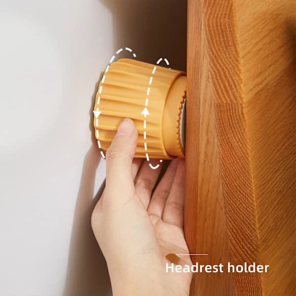 2 Pieces High Quality Bed Stabilizers Headboard Stoppers Adjustable Anti-shake Bed Frame Tool Orange