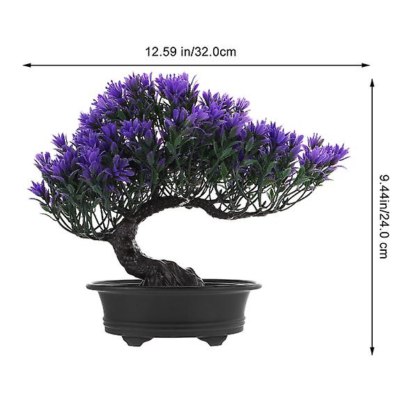 Emuloitu kasvibonsai-simulaatiokasvi sisätilojen bonsai-koristetarvikePerple32X13CM Perple 32X13CM