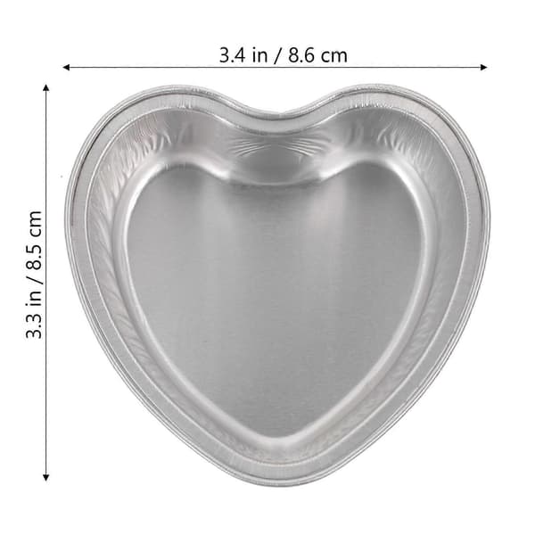 20 Pcs Cake Boxes, Transparent Heart-shaped Box, Bakery Cake Box, Portable Cake Packaging, Cake Box