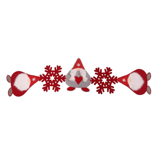 Christmas Snowflake Svensk Gnome Dug Dug Dækkeserviet Ornament