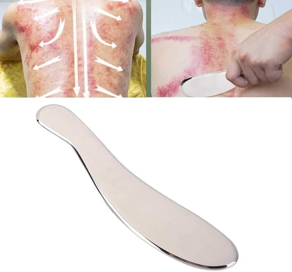 Gua Sha Værktøj - Akupunkturmassageskraber i Rustfrit Stål