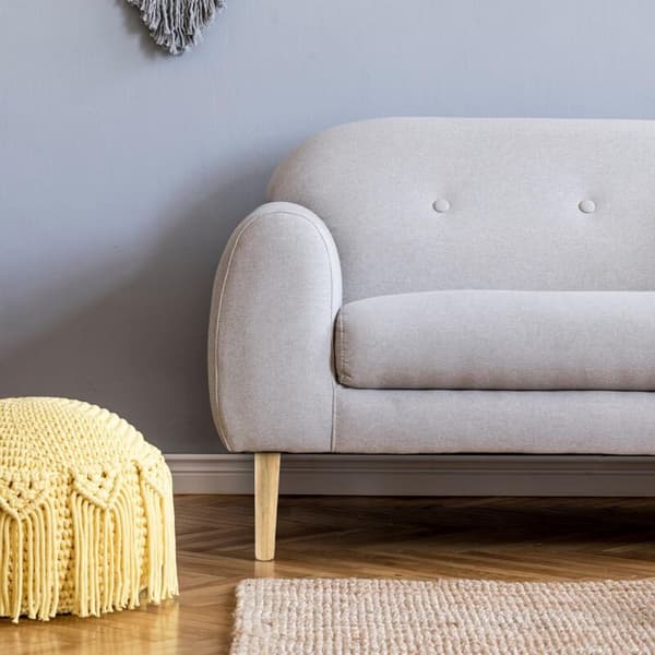 Sæt med 4 Træben til Møbler, 8 cm Erstatningsben til Sofa, Sofabord, med Tilbehør (Retvinklet Design)