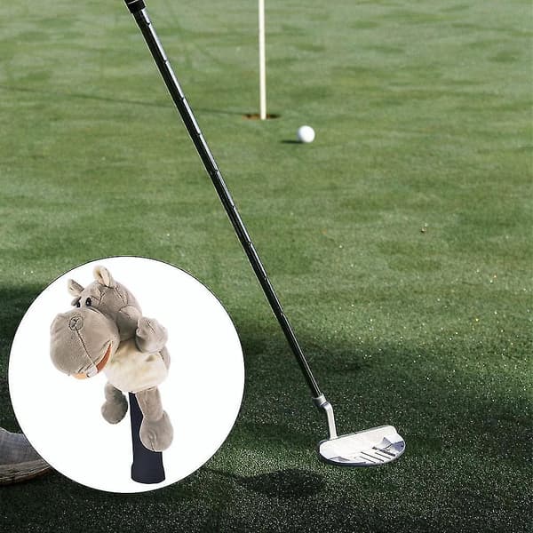 Golfkølle hodebeskyttelse Nyhet Dyr Køllehodebeskyttelse, Bære Golfspilleres Gave (flodhest)