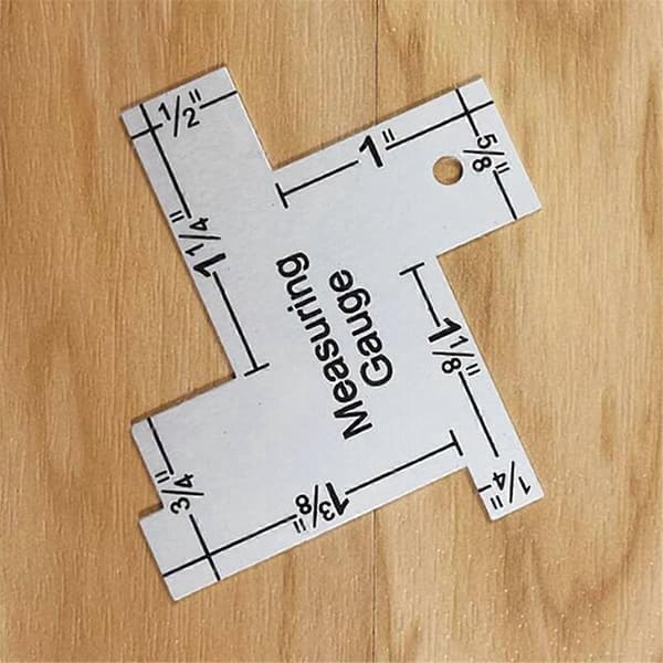 Precision Stitch Gauge Metal Quilting Tailor Ruler Template Sewing Ruler for DIY Patchwork Q
