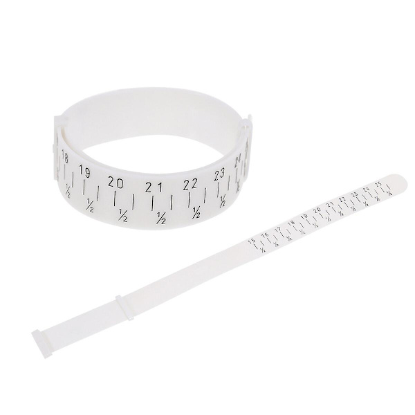 2 st Armbandsmätare Armbandsstorlek Mätverktyg Smycken Handledsstorlek Mätare Armband Smycken Armband Mätare Armbandsur Mätare (vit) Vit 27X1.5cm