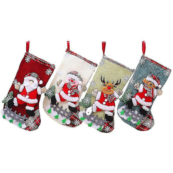 Julbordflagga Jultomte Bordflagga Ny Jul Familj Borddekoration Bordflagga Bordduk #2