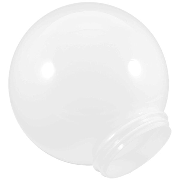 Sileän pallon muotoinen lampunvarjostimen vaihto kotitalouksien akryylivalon cover ulkokäyttöön pallomainen lampun suojusValkoinen20X20X20CM White 20X20X20CM