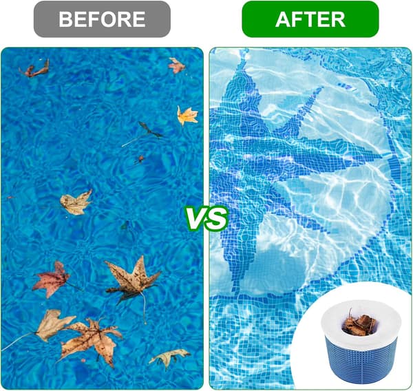 20 stk. poolskimmerstrømper, poolfilterstrømper, poolskimmer, ZQKLA (BT)