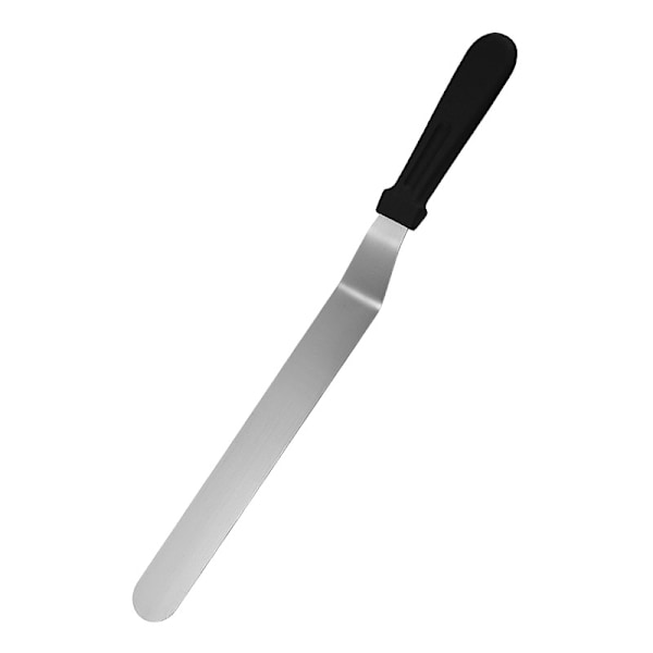 （14.56in）Icing Spatula Angled Cake Spatula for Smoothing Frosting on Treats or Spreading Filling Between Cake Layers, Steel