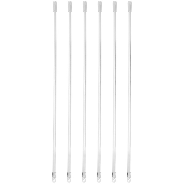 6 kpl Kotitalouden Kaihdin Sauva Pystysuuntainen Kaihdin Sauva Vaihto Ikkuna Kaihdin Tikku Kaihdin Tarvike Läpinäkyvä4 Transparent 48X1.5CM