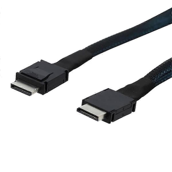 Til PCIe Oculink SFF 8611 4I til Mini SAS SFF-8611 4I Server Super Speed Kabel Dataforlængelse Han til Han Overførselskabel