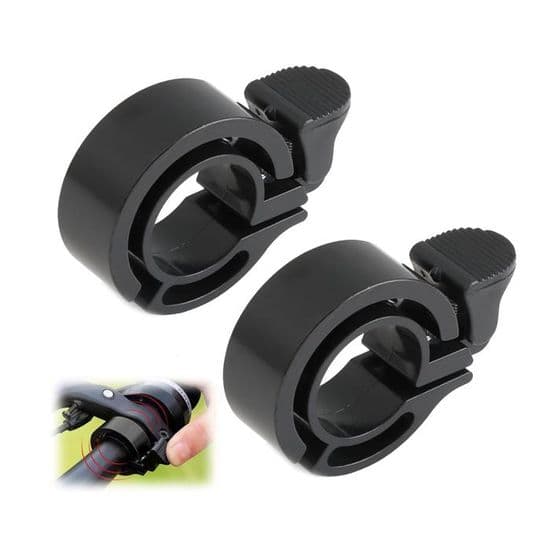 Pcs Bicycle Bell, Bicycle Bell, Mini Bell for Mountain Bike, 100dB Powerful Warning, Black Bicycle Bell for Bicycle Handlebars