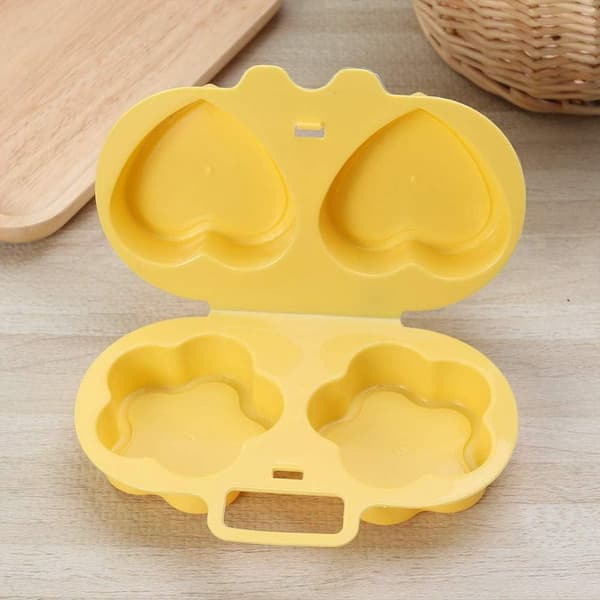 Microwave Egg Poacher Egg Cooker Steamed Egg Cooker Mold Fried Egg Oven Pan Breakfast Cooking Tool