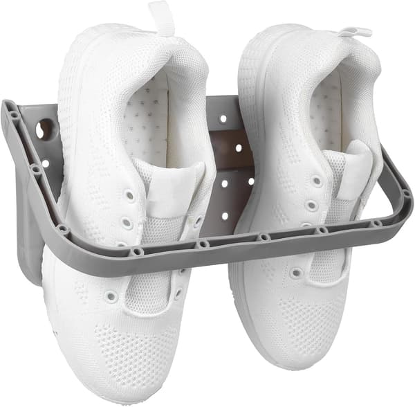 Foldable Shoe Rack Shoe Holder 28 * 14 * 2 cm PP Wall Mounted Space-Saving Design Multifunctional