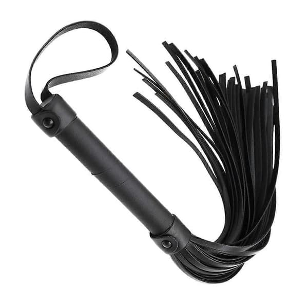 Faux Leather Horse Whip, Paddle Style, Riding Accessory for Competitive Riders (FMY)
