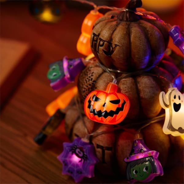 Halloween String Lights Decorations, 3m 20 LED Halloween String Lights, Cute Lights for Home Decor