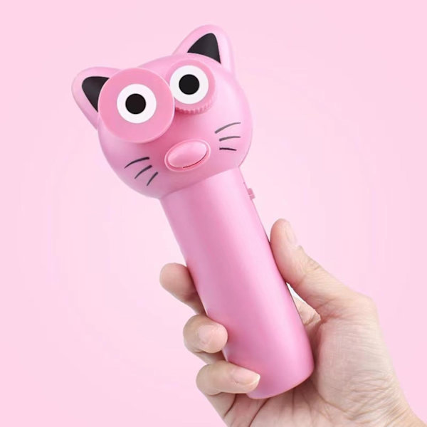 Håndholdt Taukaster Elektrisk Tautruster, Zip Tau Propeller Kreativ Taukontroller Propeller Taufest (Rosa)