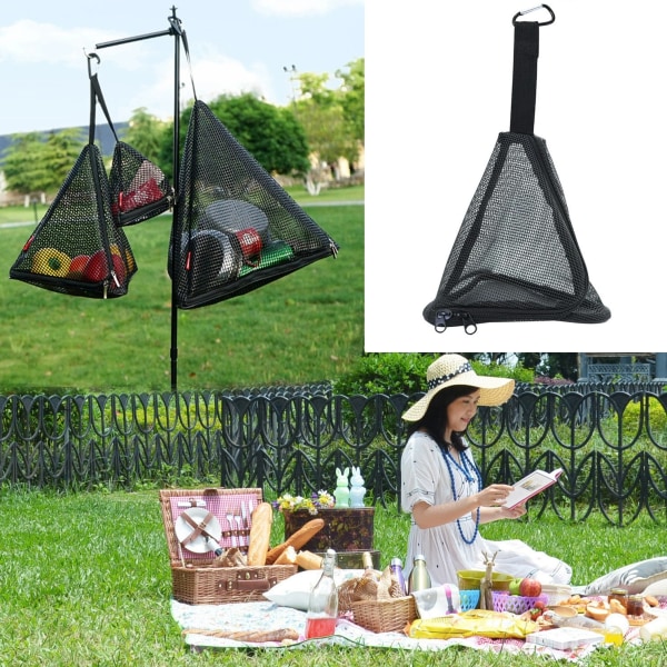 Trekantet Oppbevaringsnett - Oppbevaringskurv PVC Henge Mesh Bag
