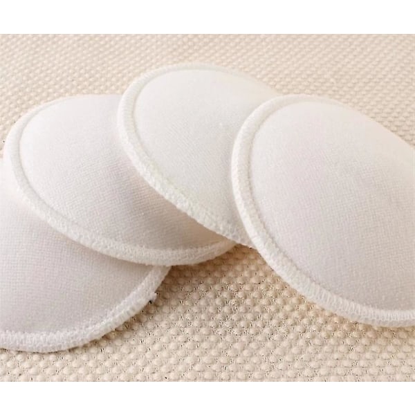 Caraele 4 Pack New Bamboo Nursing Pads Nursing Pads for Moms Washable Waterproof Nursing Pads Bamboo Reusable Nursing Pads