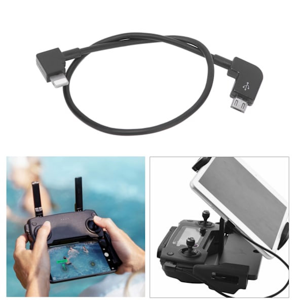 Micro USB Cable RC Spare Part Replacement Accessory Suitable for MAVIC MINI Drone (for iOS Interface to MicroUSB)