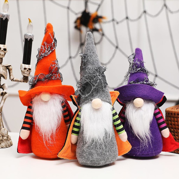 Ruotsalainen Tomte-tonttu Halloween-koristeet Skandinaavinen Tonttu Tomte Nisse Pehmo Käsintehty Noitapatsas Juhlajuhlat Koristeet Tyyppi A