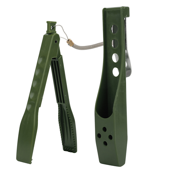 Portable Multifunctional Fish Grip Controller Clamp Tool Olive Green