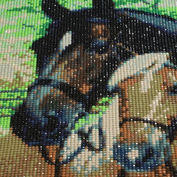 5D Diamantmaleri Sæt 30x40cm DIY Farverig Hest Diamantkunst