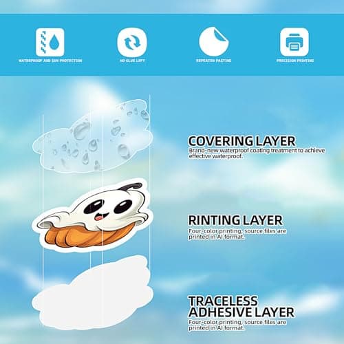 Waterproof Halloween Bottle Stickers