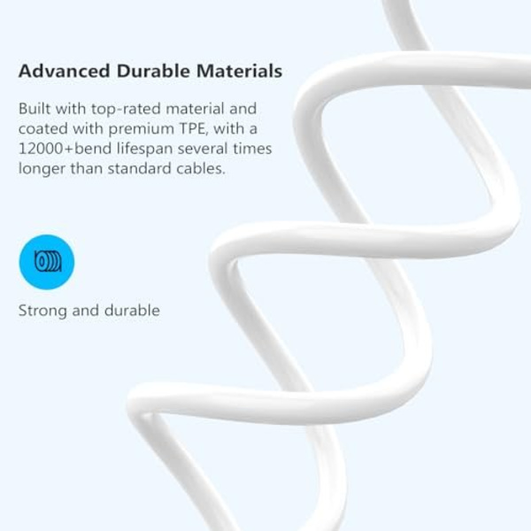 3 stk. 2 m iPhone-kabel (USB-C til Lightning)