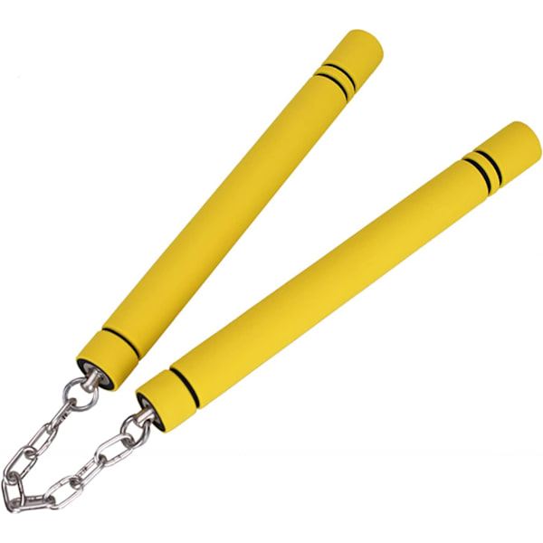 Stål Kæde Sikker Skumgummi Trænings Nunchakus til Børn & Begyndere, Kampkunst, Bruce Lee, Ninja