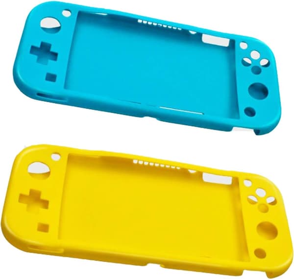 2 stk. etuier til Switch Lite beskyttende silikoneetui, etui til Switch Lite, gul og blå