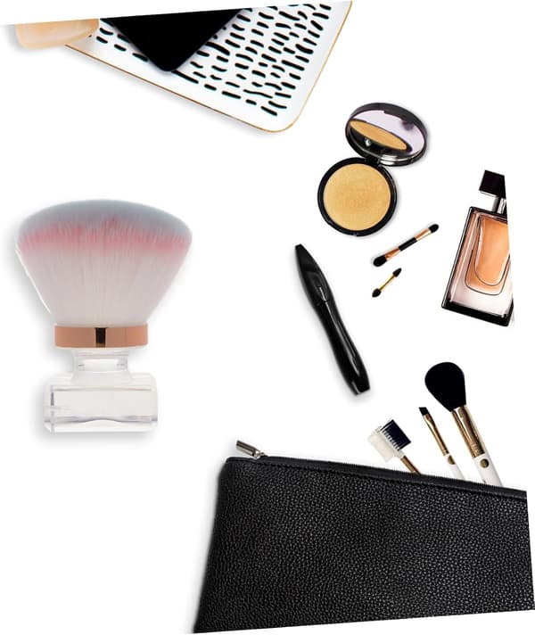 Blush Brush Small Mushroom Head Makeup Powder Brush Women's Makeup Tool for Precise Blending and Highlighting