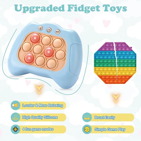 Handheld Electronic Games, Handheld Games, Handheld Popular Games Fast Push Popular Games (White)