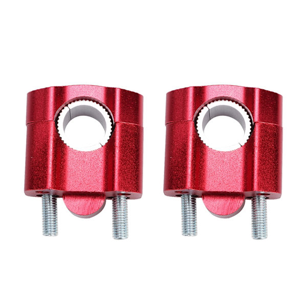 22mm 28mm Motorcycle Handlebar Risers Red Pair