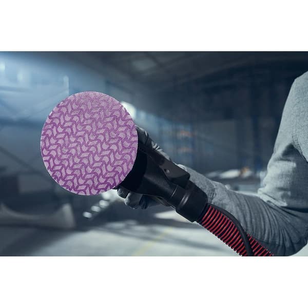 710W 150mm 80+ Ikke-perforeret net slibeskive, lilla