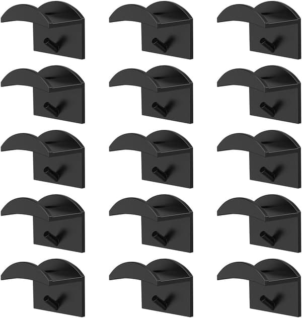 15 stk. capsholdere, baseballhattholdere, selvklebende hattholdere, selvklebende