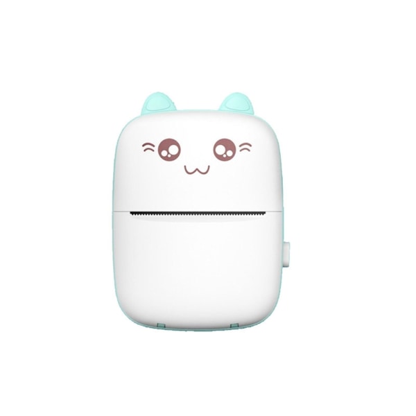 C9 Meow Meow -lämpötulostin Bluetooth-yhteydellä, mobiilipuhelimen valokuvien ja tietojen tulostus, tarrapaperitulostin + 1 rulla