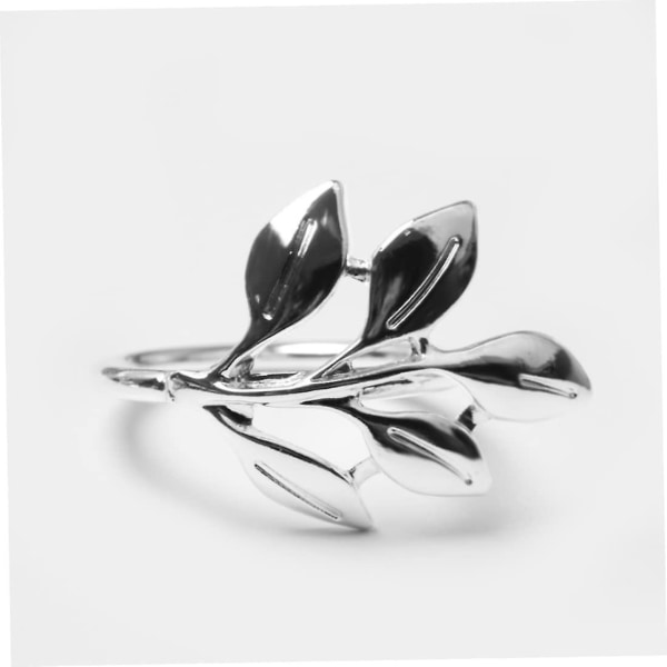 Serviettringer i Metall, Serviettknapp for Jul, Thanksgiving-fester, Bryllup, Pynt, Rose Gull, Sølv, 6 stk, Blad Servietthjul
