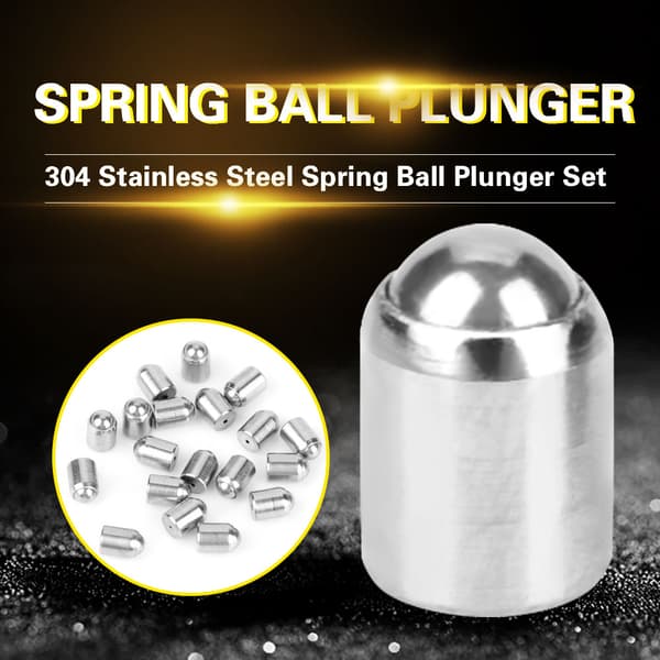 Precision Positioning Ballscrew 304 Stainless Steel Smooth Spring Plunger φ2x3