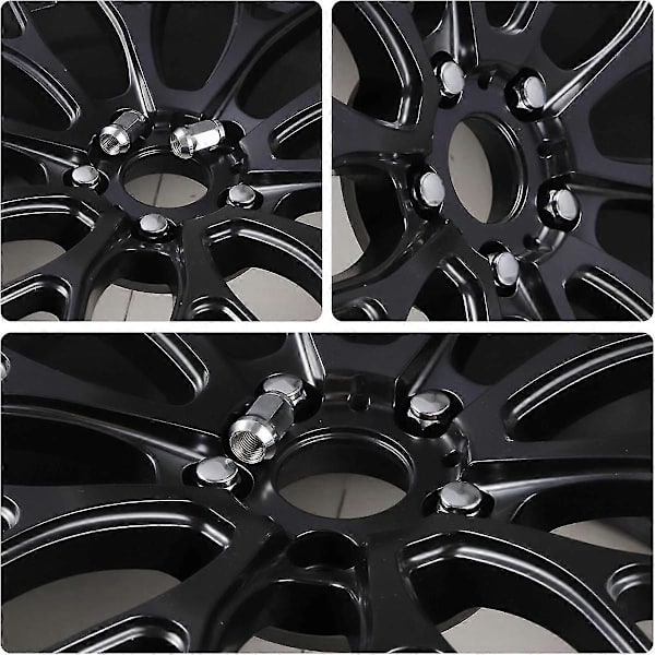 M12x1.5 Hjulmuttrar, Gjuten Design Bulge Acornchrome Hjulmuttrar 12