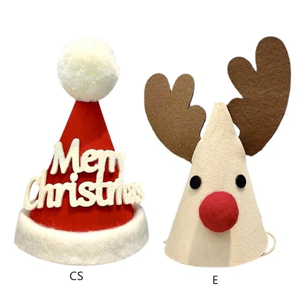 Julhatt Tomte Älg Tomtehatt Icke-vävd Festrekvisita Jul Hemfest Kostymer Cosplay Tillbehör Jul