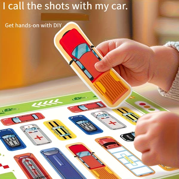 Traffic Puzzle Game for Kids - 22 Puzzle Models, Educational Squeeze Toy, Fun Brain Development Play for Children, Interactive Family Activity... 1 Set 1 Set